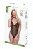 Baci Eco Lace & Mesh Teddy Black M/L - Sustainable Lingerie Design