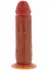 Foreskin Dong Vibrating Silicone 19 cm Dual Density Remote Control