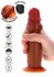 Foreskin Dong Vibrating Silicone 19 cm Dual Density Remote Control