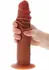 ToyJoy Foreskin Dong Vibrating Silicone 22 cm Dual Density with Remote