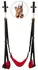 Bad Kitty Door Swing BK-11 - Adjustable Luxury Door System, Black/Red