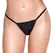 Cottelli LINGERIE Thong S-L Black Adjustable Rhinestone Detail
