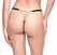 Cottelli LINGERIE Thong S-L Black Adjustable Rhinestone Detail