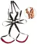 Bad Kitty Body Swing Adjustable Harness with Red Padding, 120kg Max Load