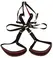 Bad Kitty Body Swing Adjustable Harness with Red Padding, 120kg Max Load