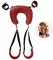 Bad Kitty Neck-Cushion-Thigh System Red & Black Adjustable Set