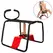 The Banger Ultimate Intimate Stool with Silicone Accessory, Black