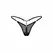 Obsessive Lopelly Thong Black - Minimalist Design with Decorative Accent