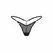 Obsessive Lopelly Thong Black - Minimalist Design with Decorative Accent