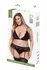 Baci ECO 3-Piece Lingerie Set Black - Bra, Garter & Panty, Queen Size