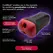 CockBlock FROT Massager Double Tunnel Intimate Machine 20cm Black/Red