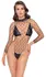 Cottelli Body Fantasy S-L Black Mesh Bodysuit, Long Sleeve, Large Net