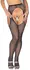 Cottelli LEGWARE Sex Tights S/M Black Net Suspender Seamless