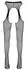 Cottelli LEGWARE Sex Tights S/M Black Net Suspender Seamless