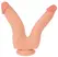 Nature Skin Bendable Double Penetrator Movable Skin TPE 20/19cm