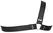 ZADO Men's Leather Harness XL-2XL Adjustable Black Cowhide Strap