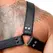 ZADO Men's Leather Harness S-L Adjustable Black Chest Accessory