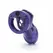 CB-X CB-6000 Guarded Galaxy Glitter Purple Chastity System ABS Kit