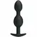 Pretty Love Silicone Anal Bead System 12.5 cm Black Weighted Balls
