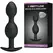 Pretty Love Silicone Anal Bead System 12.5 cm Black Weighted Balls