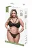 Baci ECO Strappy Bra and Panty Set Black 2 pcs, Queen Size, Sustainable