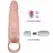BAILE Brave Man Intimate Extension with Rabbit & Dual Vibration Flesh 16.5cm