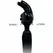 BAILE Power Head Interchangeable Hand-Shaped Attachment Black