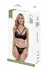 BACI ECO Strappy Bra and Panty Set Black M/L - Sustainable Lace Design
