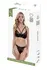 BACI ECO Strappy Bra and Panty Set Black M/L - Sustainable Lace Design
