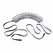 Sportsheets Edge Body Zipper Clothes Pins Silver - 16 Metal Clips Set