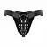Bedroom Fantasies Chastity Cage Panty Black - Adjustable Harness System