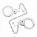 Bedroom Fantasies Metal Handcuffs Silver - Durable Classic Accessory