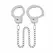 Bedroom Fantasies Metal Handcuffs Silver - Durable Classic Accessory