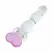 Gildo No. 37 Glass Intimate Device Heart Shape 18 cm Transparent