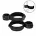 Bedroom Fantasies Thigh & Wrist Restraint Set Adjustable Black