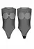 Kinky Diva Foxy Cupless Body Insane Sexy Collection Adjustable Closure Black