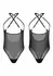 Kinky Diva Coquette Cupless Body Black Adjustable Modern Design 8721082179690