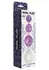 ToyJoy Crystal Trio Medium Plug - Liquid Silicone, Sparkling Design