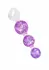 ToyJoy Crystal Trio Medium Plug - Liquid Silicone, Sparkling Design