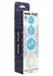 ToyJoy Crystal Trio Medium - Silicone Anal Plug with Crystal Accents
