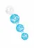 ToyJoy Crystal Trio Medium - Silicone Anal Plug with Crystal Accents