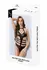 Baci Halter Top Wetlook Teddy Black OS - Sleek Polyester Bodysuit