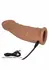 CalExotics Vibrating Extension 7 Inch 17.25cm Silicone Intimate Enhancer Black