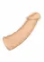 CalExotics Vibrating Extension 7 Inch 17.25cm Silicone Intimate Device USB-C Black