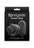 Rocks-Off Rocket Ring Rechargeable Vibrating Silicone Black