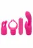 Lovers Collection Multi-Function Waterproof Kit with 3 Silicone Attachments