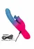 CalExotics Dual Stimulator Suction Vibrator Flexible Silicone Pink
