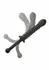 CalExotics Bendy Beaded Probe Flexible Silicone Dual-Ended Black