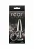 nsnovelties Tapered Plug Medium Chrome-Plated Aluminum Plug