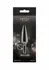 nsnovelties Tapered Plug Medium Chrome-Plated Aluminum Plug